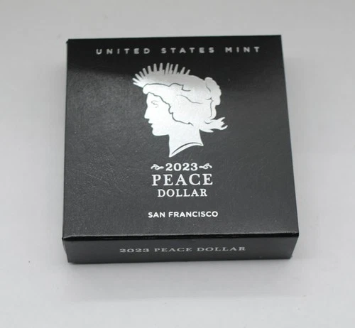 2023-S PEACE Silver Dollar $1 US Mint Proof Coin .999 Box & COA 23XL
