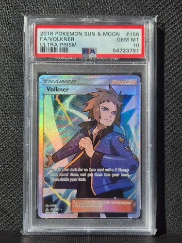 PSA 10 - SM Ultra Prism - Volkner - 156/156 - Full Art Ultra Rare