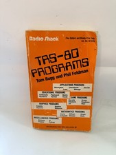 Vintage Computing TRS-80 Programs Book by Tom Rugg Phil Feldman 1980 32 program