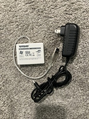 Rock Band USB 2.0 4 Ports Hub HU2K41N2 Dongle Adapter With Power Cord- Tested