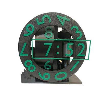 1 Stück 3D-Gedruckte Triaxiale Uhr mit Drehbarer Numerischer Anzeige, Digit4006