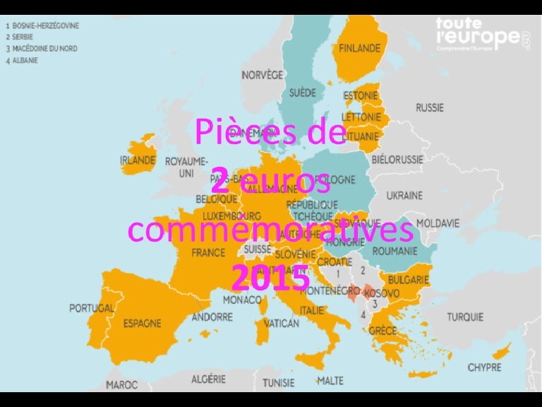 Pièces de 2 Euros Commémoratives 2015 - Qualité UNC