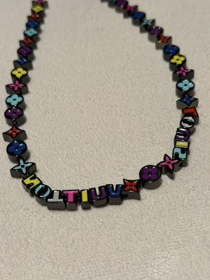 LOUIS VUITTON Collier Monogram Party Necklace Choker Multicolor