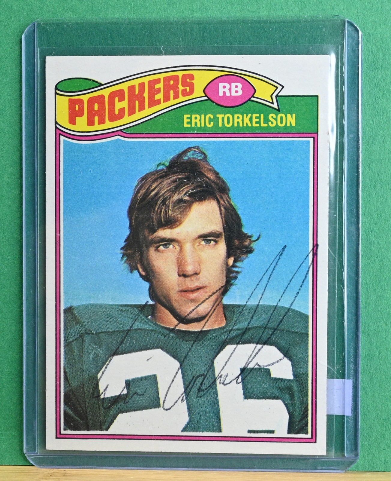 1977 Topps #434 Green Bay Packers Eric Torkelson Signed Card