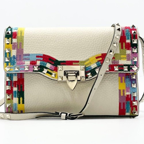 VALENTINO GARAVANI Shoulder Bag Multicolor Leather Women