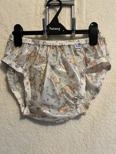 Babies Print Bikini Plastic Pants Very Soft PVC  Size XL Max Waist  40”