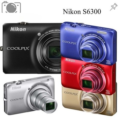 Nikon COOLPIX S6300 Digital Camera 16MP 10x Optical Zoom Exposure Compensation