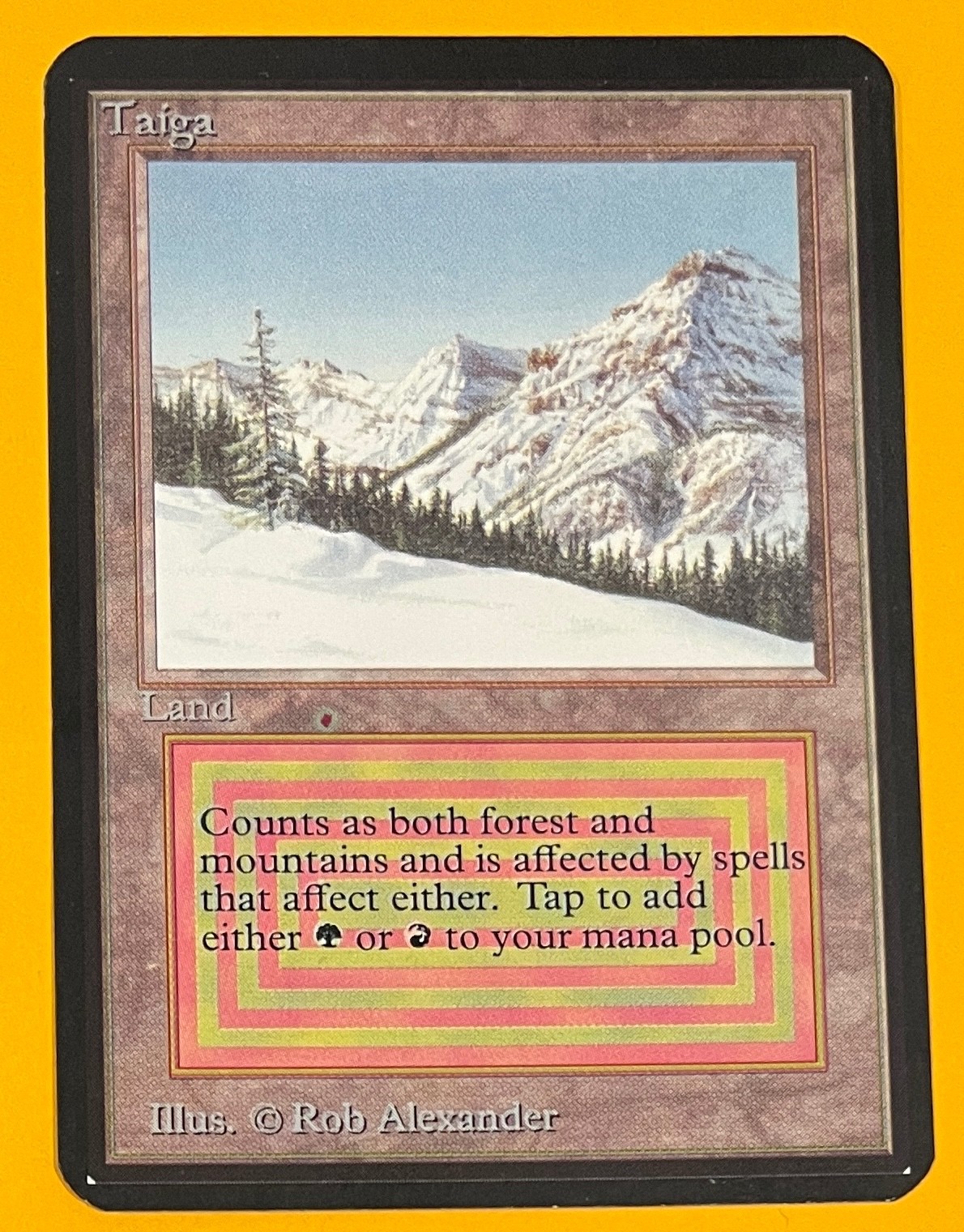 MTG TAIGA (Ink) Alpha (OldManMTG 011-201)