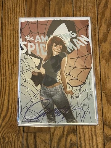 Amazing Spider-man 14 I J. Scott Campbell MJ Variant Cover SIGNED w/ CoA Marvel