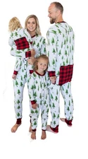 NEW!  Lazy One ~Evergreen~ Flapjack One Piece Unisex Pajamas~ Adult S~ NWT
