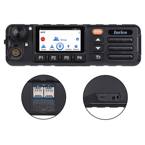 Inrico TM-7 Plus 4G LTE Samochodowe radio mobilne Sieć Amatorskie Walkie Talkie Android - Zdjęcie 12 z 21