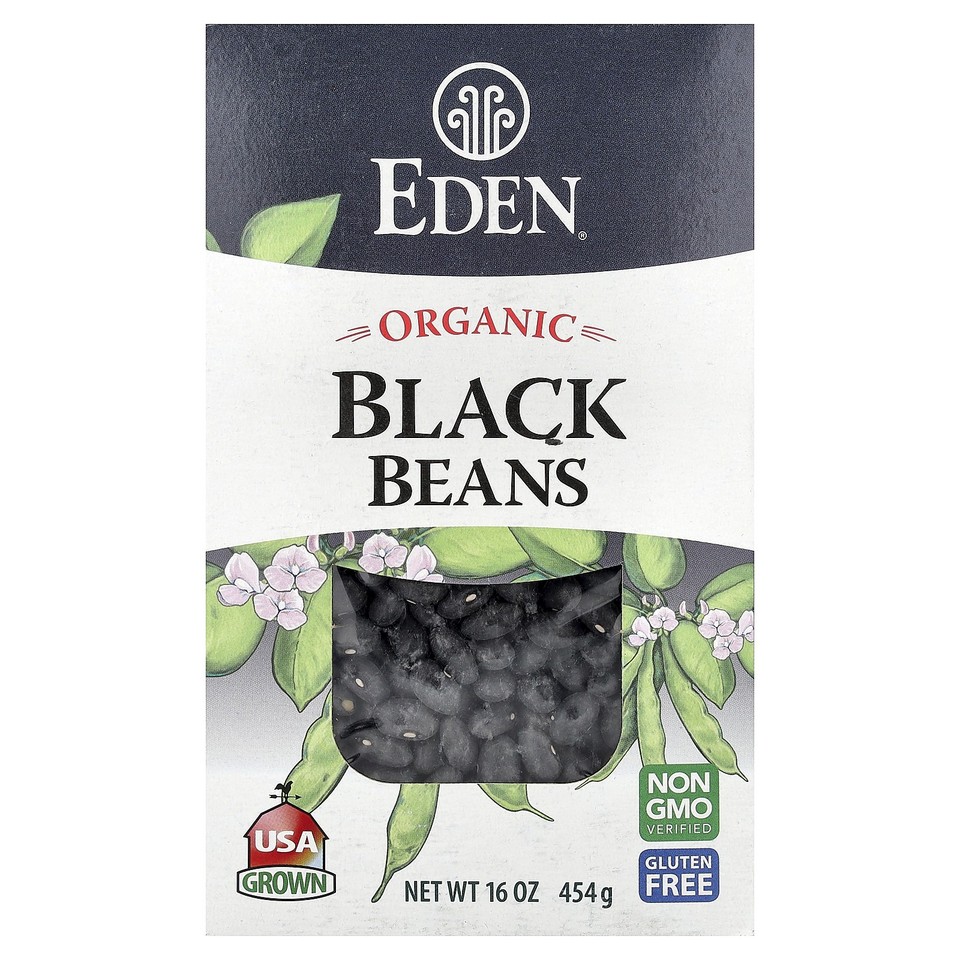 Organic Black Beans, 16 oz (454 g)