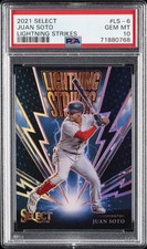 2021 PANINI SELECT LIGHTNING STRIKES #LS-6 JUAN SOTO PSA 10