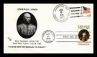 DR JIM STAMPS US COVER JOHN PAUL JONES ANNAPOLIS NAVAL ACADEMY FDC DUAL CANCEL
