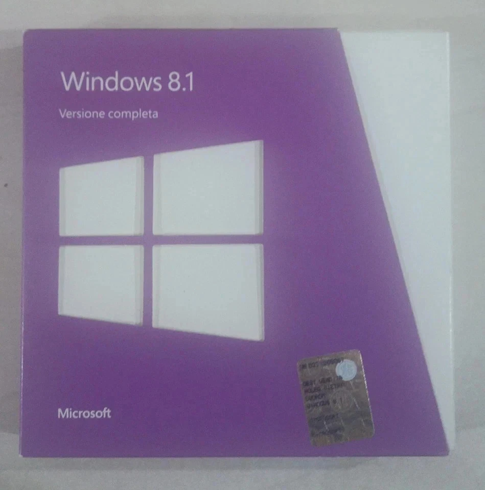 Sistema operativo Microsoft Windows 8.1 32/64 Bit completo/upgrade con Key Card - Immagine 2 di 4