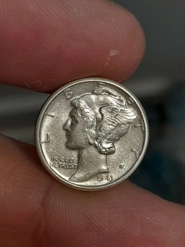 1943- D Mercury Dime BU #4