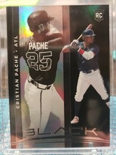 2021 Panini Chronicles Black #1 Christian Pache Rookie RC Atlanta Braves