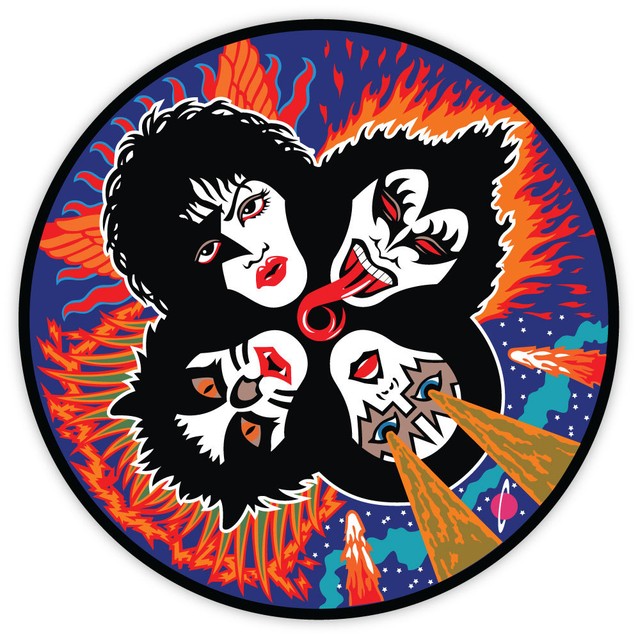KISS sticker decal 4" x 4" eBay