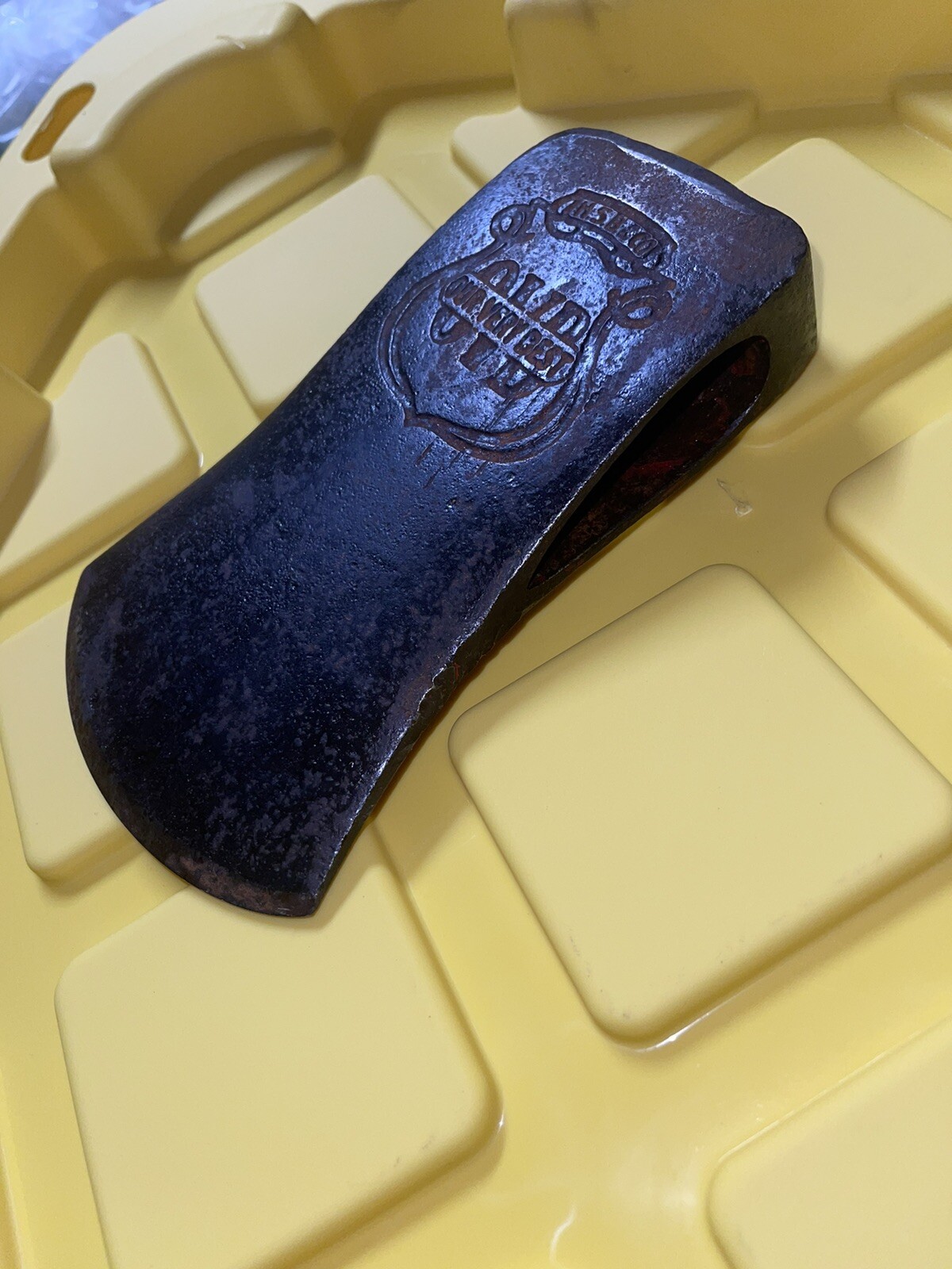 H.S.B. & Co. OUR VERY BEST embossed 3.5 lb 1920's antique vintage axe