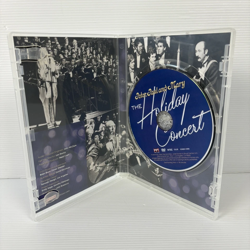 The Holiday Concert DVD Peter Paul & Mary Region Free NTSC Free Tracked Postage - Image 4 of 4