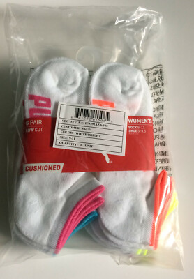 Women Cushioned LOW CUT PUMA 6PK Classic Sport Socks Shoe Size 5-9.5 | eBay
