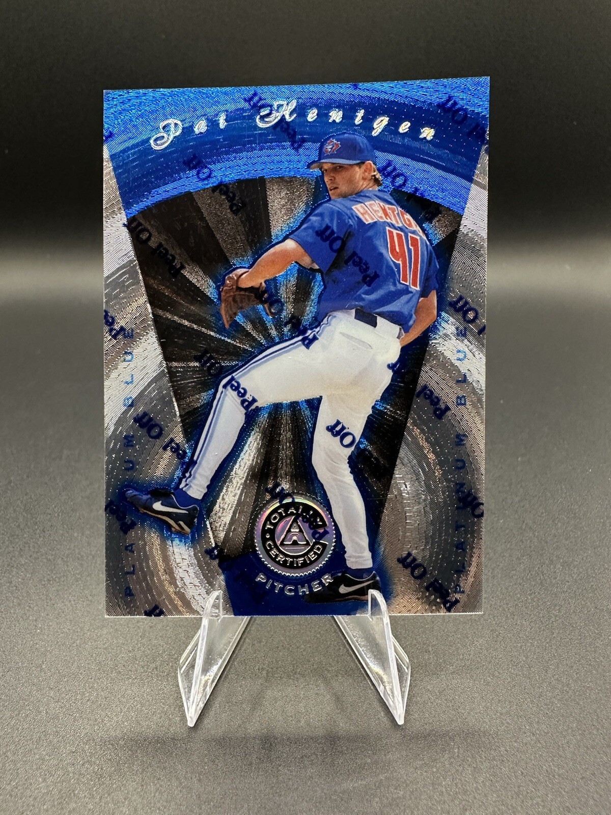 1997 Pinnacle Totally Certified - Platinum Blue #55 Pat Hentgen /1999