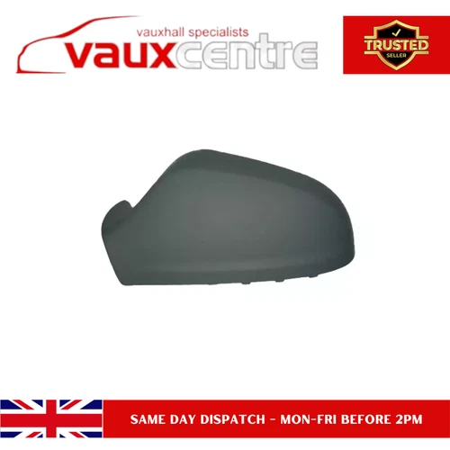 VAUXHALL ASTRA H & VAN 2009- LARGER LH DOOR MIRROR COVER NEW OE PRIMER 13300590