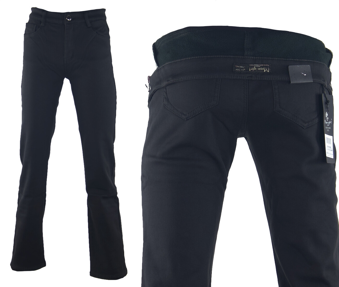 Thermojeans Damen Gefüttert - Winter Jeans Mit Fleece-Futter Stretch