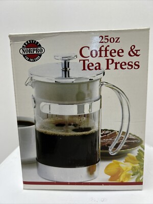 Norpro 5574 5 Cup Chrome Coffee Tea Press
