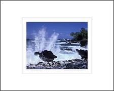 Keanae Wave, Maui Hawaii - 16x20 Matted Print by Kenny Williams Photography