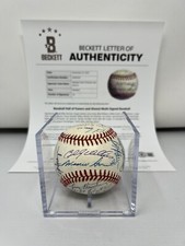 Williams Jenkins Doby Herman Signed Cubs Legends Baseball Beckett 30 Autos