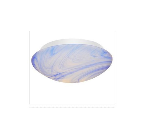CSV 026 PLAFONERA LED TONDA 30CM IP20 12W 3000K ALABASTRO BLU