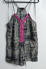 Primark Womens Aztec Beach Playsuit - Size M Medium H65