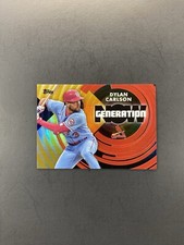 2022 Topps Series 1 #GN-28 Dylan Carlson Generation Now Gold /75 STL Cardinals