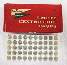 Vintage Remington 50 Empty Center Fire 45 Auto Rim with Insert Empty Box