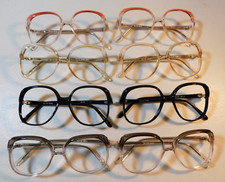 Vintage 8 Pc Lot ELITE OPTICAL Opal Asst. Colors 50/16 Eyeglass Frame NOS Q5