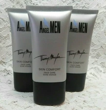 3x Angel Men AMen Thierry Mugler Skin Comfort Face Care Cream .7 oz / 20 ml Each
