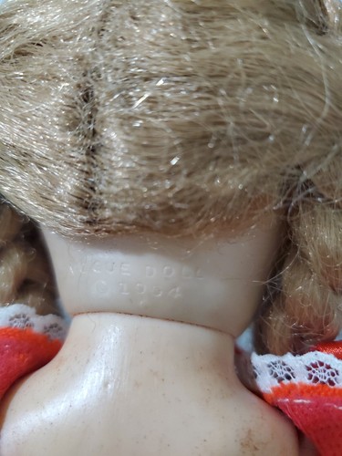 Vintage 1964 Vogue Doll Reddish Braids Open Close Eyes Vogue Overalls 10.5" - 第 4/12 張圖片