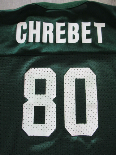Vtg Wayne Chrebet New York Jets Youth Kids Champion Jersey Sz L 7 NFL Toddler - Picture 5 of 9