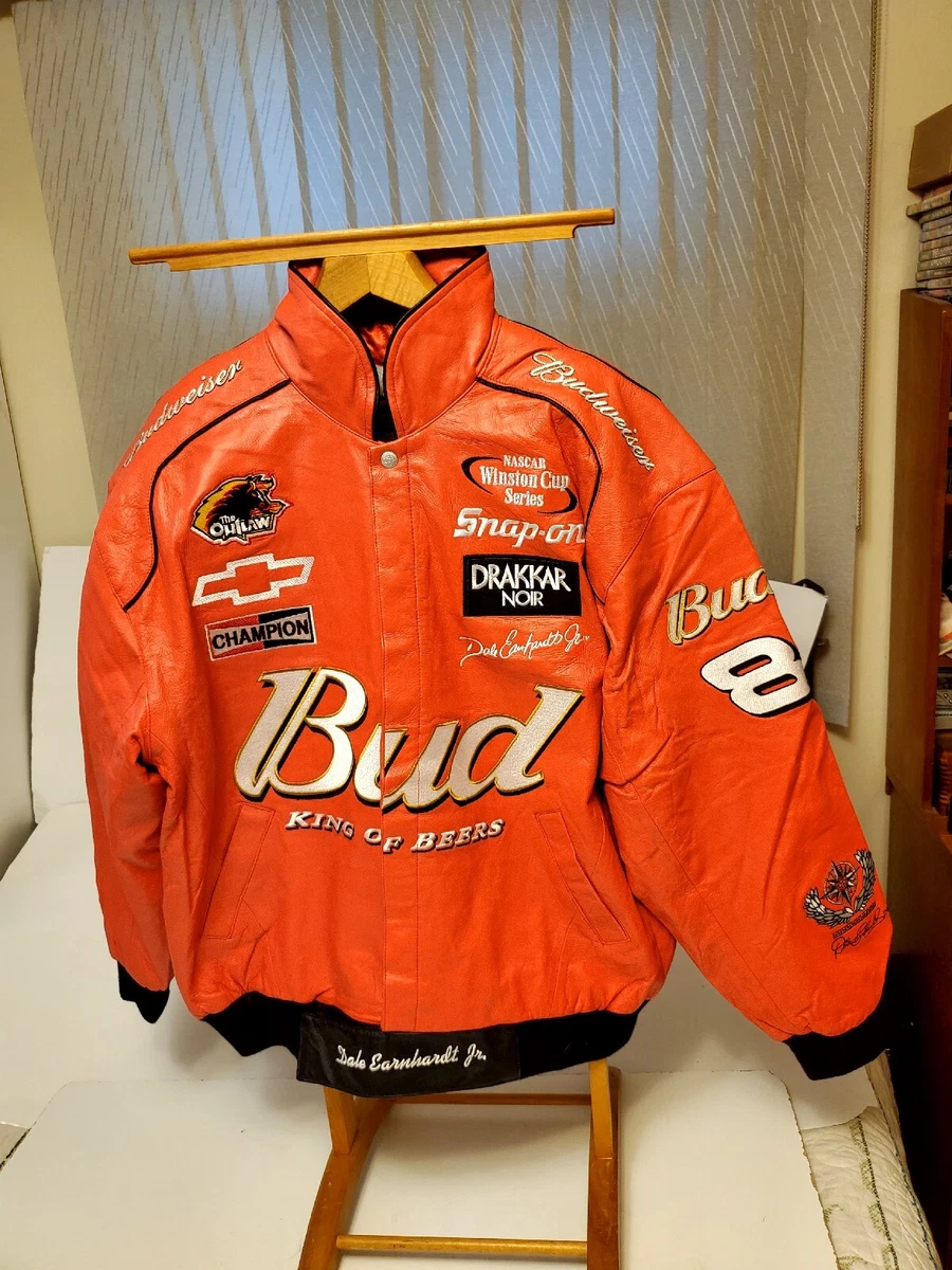Jeff Hamilton Racing Budweiser NASCAR Dale Earnhardt Jr XXL Leather Jacket NEW