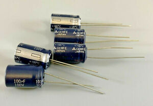 2 pcs PANASONIC Low ESR Kondensator EEUFC2A101 100uF 100V 12,5x20mm RM5 0,18R 