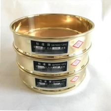 Dia 20cm Standard Brass Lab Standard Test Sieve for Sand, Soil, Medical Powder