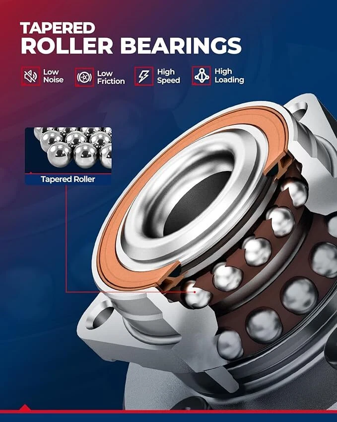 2x Buje de cojinete de rueda trasera para Nissan Juke 2011-2014 Nissan Rogue 2008-2013 Foto 2 de 4