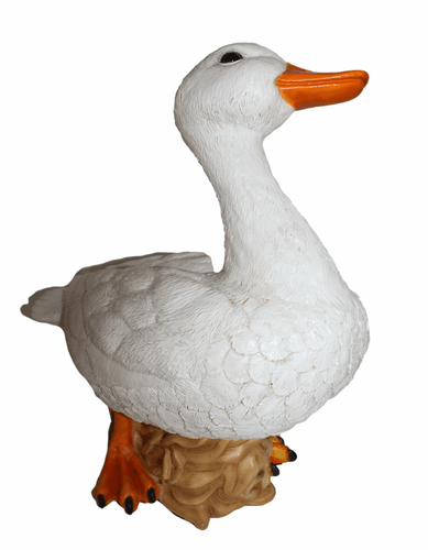 Decorative Figurine Goose Animal Figures White Gänsefiguren Collection Castagna - Picture 5 of 8