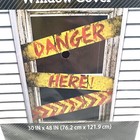Way to Celebrate Halloween Party Door Wall Cover Decor Danger 30x48 Nip