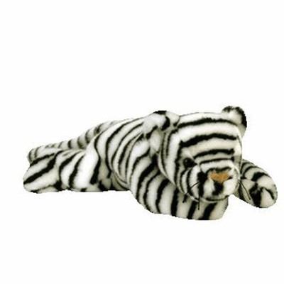 Ty Beanie Baby /"Blizzard/" The Rare White and Black Tiger MWMT