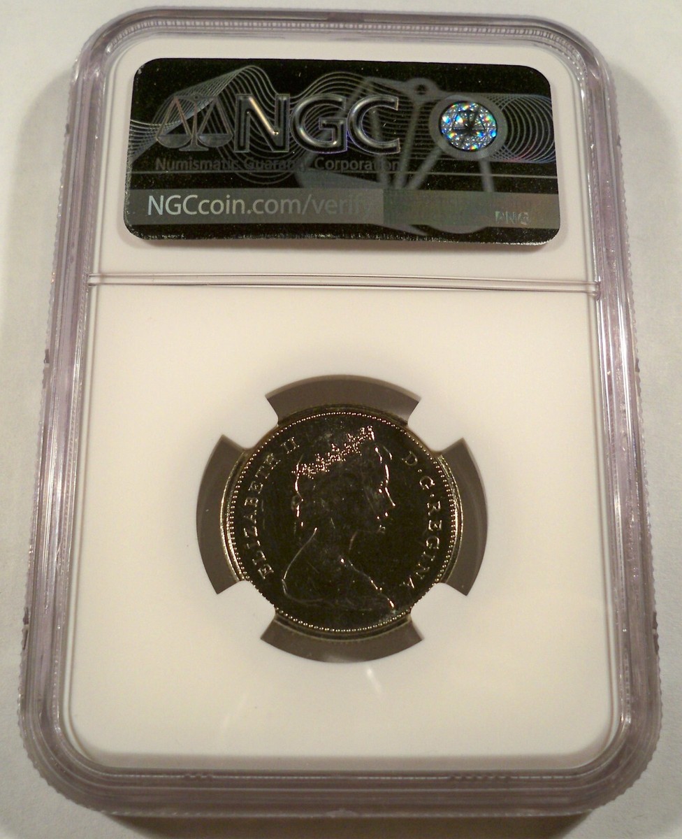 1975 CANADA 25c NGC MS 68 QUARTER UNCIRCULATED MINT SET ISUUE MS68
