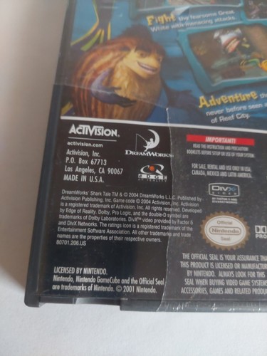 DreamWorks' Shark Tale (Nintendo GameCube, 2004) - Picture 4 of 5