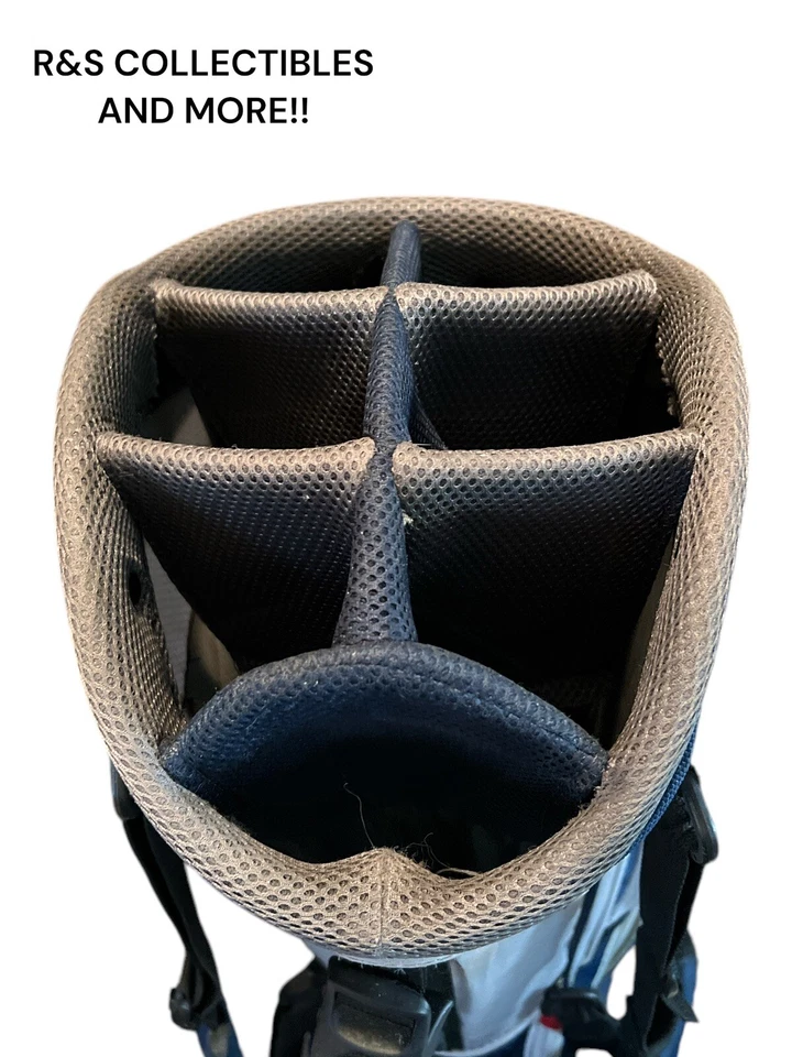 TOP FLITE GAMER GOLF BAG WITH STAND, HAS 6 HOLES CAN FIT UP TO 4 CLUBS IN 1 HOLE - Image 4 of 4