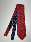 Tommy Hilfiger Tie / Blue Red White Flowered / 100% Silk / L-57in & W-3 ...
